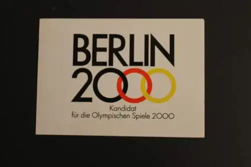 Berlin; Klappkarte der Direktion Postdienst für "BERLIN 2000"