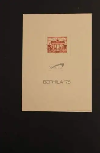 Berlin;  Vignetten zur BEPHILA '75; MiNr. 59, Karton