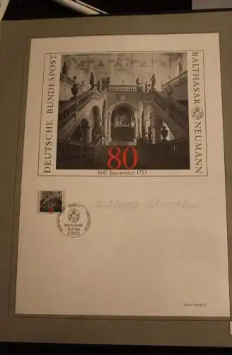 Bathasar Neumann 1987; Künstleredition mit Handsignatur; Limitierte Auflage; lesen