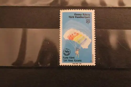 Zypern, türkische Besetzung, 1985, Fallschirmspringen, MNH