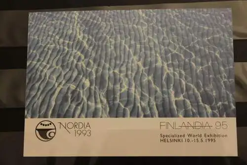 Finnland 1993, Ausstellungskarte NORDIA 1993, mit Hologramm, Karte 3, Sonderstempel