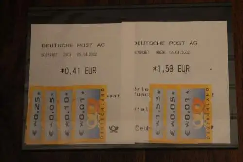 Deutschland 2002 ATM; MiNr.4; MNH mit Einzelquittung