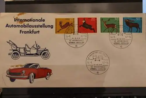 Deutschland, Intern. Automobilausstellung Frankfurt 1967; Fleck oben, links