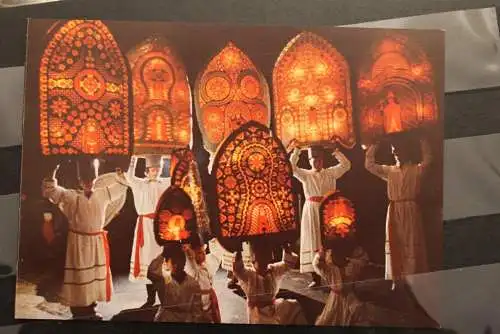 Schweiz, Weihnachts-Klappkarte 1984 der Post