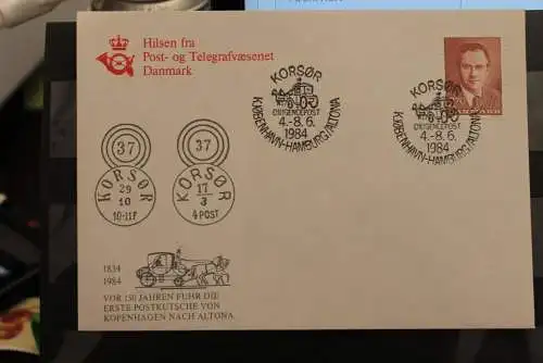 Dänemark 1984, 150 Jahre Jubiläum Postkutschenfahrt Kopenhagen-Altona