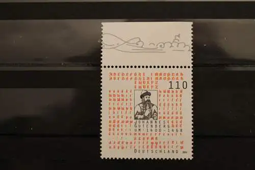 Johannes Gutenberg; MiNr. 2098 MNH, PF 2098 I