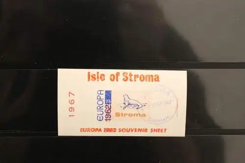 Stroma; EUROPA 1967, Block, kleines Format, gebraucht, lesen