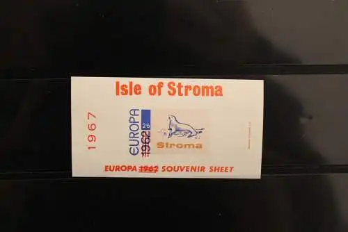 Stroma; EUROPA 1967, Block, kleines Format, MNH,  lesen