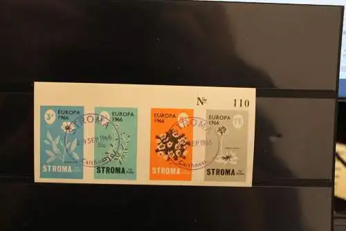 Stroma; EUROPA 1966, Block, großes Format, gebraucht,  lesen