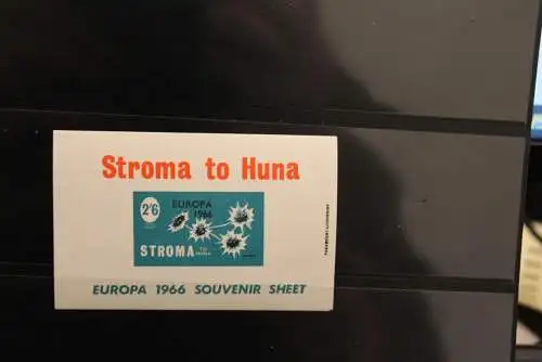 Stroma; EUROPA 1966, Block, kleines Format, MNH,  lesen