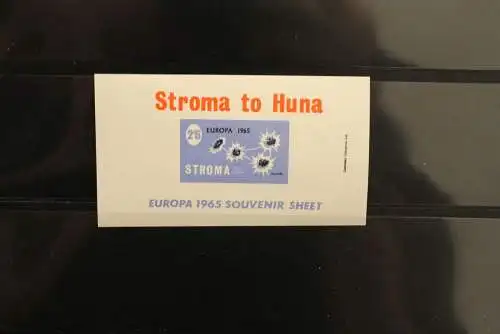 Stroma; EUROPA 1965, Block, kleines Format, MNH,  lesen