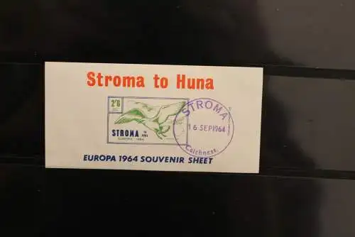 Stroma; EUROPA 1964, Block, weißes Papier, gebraucht; lesen