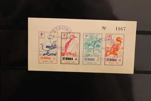 Stroma; EUROPA 1964, Block, gelbliches Papier, gebraucht; lesen