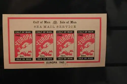 Calf of Man; Isle of Man; EUROPA 1965, Block, MNH; lesen