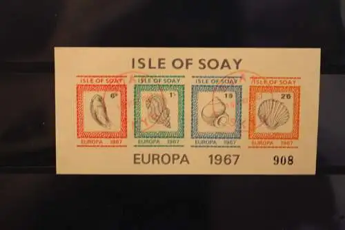 Isle of Soay; Isle of Skye; EUROPA 1967, Block, gebraucht; lesen