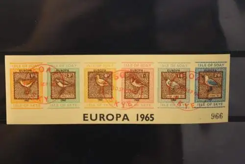 Isle of Soay; Isle of Skye; EUROPA 1965, Block, gebraucht; lesen