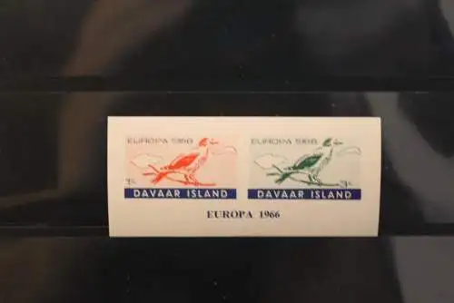 Davaar Island; EUROPA 1966, Block, kleines Format, MNH, lesen