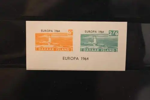 Davaar Island; EUROPA 1964, Block, MNH; lesen