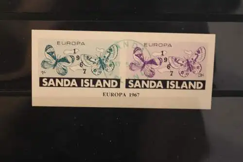 Sanda Island; EUROPA 1967, Block, kleines Format, gebraucht; lesen