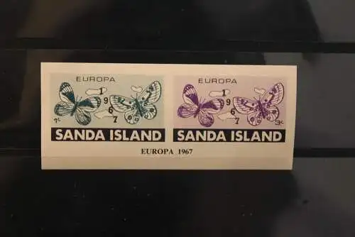 Sanda Island; EUROPA 1967, Block, kleines Format, MNH; lesen