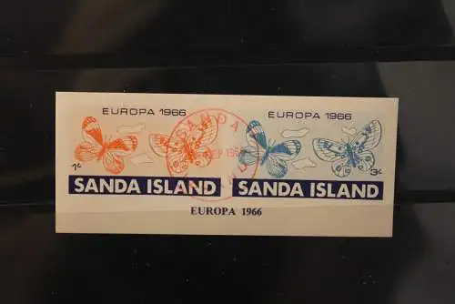 Sanda Island; EUROPA 1966, Block, kleines Format, gebraucht; lesen