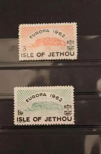 Isle of Jethou; EUROPA 1962, 2 Werte, gezähnt, MNH; lesen