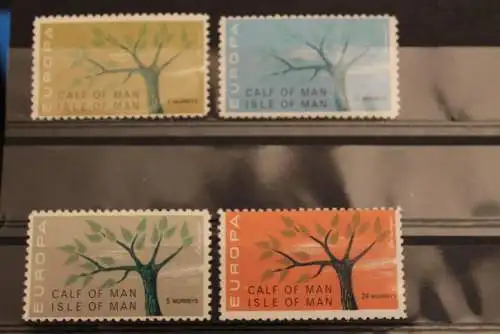 Calf of Man; Isle of Man; EUROPA 1962, 4 Werte, gezähnt, MNH; lesen