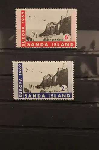 Sanda Island; EUROPA 1962, 2 Werte, gezähnt, MNH; lesen