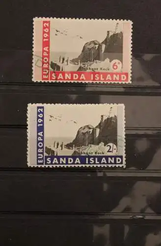 Sanda Island; EUROPA 1962, 2 Werte, gezähnt, gebraucht; lesen