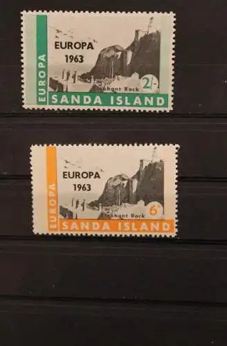 Sanda Island; EUROPA 1963, 2 Werte, gezähnt, MNH; lesen