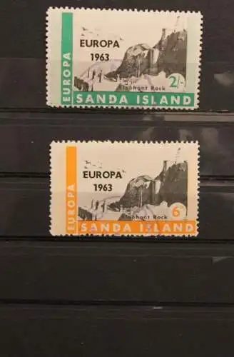 Sanda Island; EUROPA 1963, 2 Werte, gezähnt, gebraucht; lesen