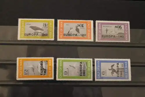 Calf of Man; Isle of Man; EUROPA 1963, 6 Werte, gezähnt, MNH; lesen