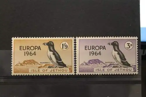 Isle of Jethou; EUROPA 1964, 2 Werte, gezähnt, MNH; lesen