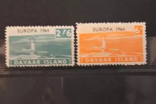 Davaar Island; EUROPA 1964, 2 Werte, gezähnt, MNH; lesen