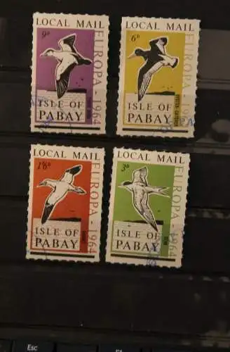 Isle of Pabay; EUROPA 1964, 4 Werte, gezähnt, gebraucht; lesen