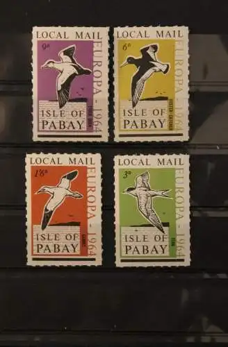 Isle of Pabay; EUROPA 1964, 4 Werte, gezähnt, MNH; lesen