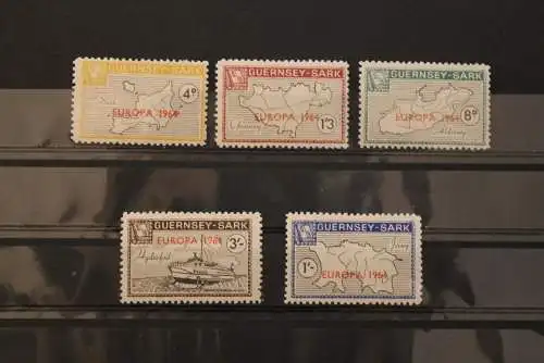 Guernsey-Sark; EUROPA 1964, 5 Werte, gezähnt, MNH; lesen