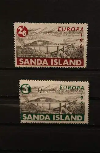 Sanda Island; EUROPA 1965, 2 Werte, gezähnt, MNH; lesen