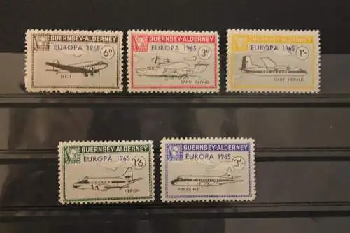 Guernsey-Alderney; EUROPA 1965, 5 Werte, gezähnt, MNH; lesen