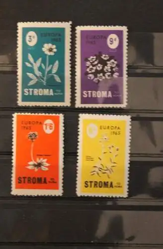 Stroma; EUROPA 1965, 4 Werte, gezähnt, MNH; lesen