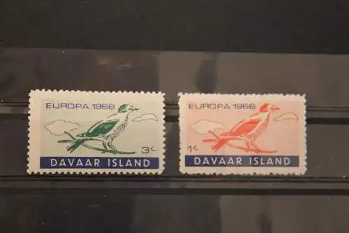 Davaar Island; EUROPA 1966, 2 Werte, gezähnt, MNH; lesen