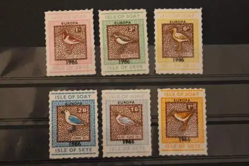 Isle of Soay; Isle of Skye; EUROPA 1966, 6 Werte, gezähnt, MNH; lesen