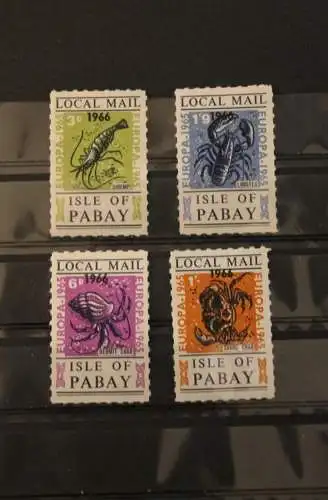 Isle of Pabay; EUROPA 1966, 4 Werte, gezähnt, MNH; lesen