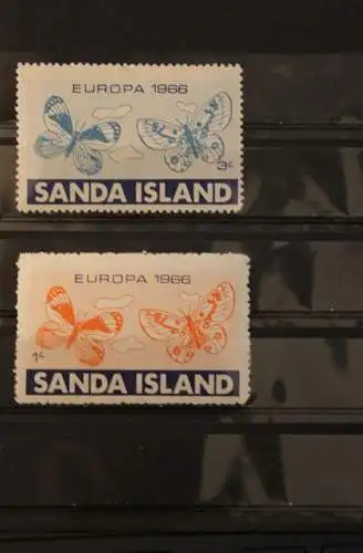 Sanda Island; EUROPA 1966, 2 Werte, gezähnt, MNH; lesen