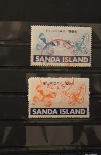 Sanda Island; EUROPA 1966, 2 Werte, gezähnt, gebraucht; lesen