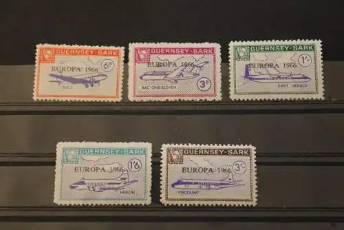 Guernsey-Sark; EUROPA 1966, 5 Werte, gezähnt, MNH; lesen