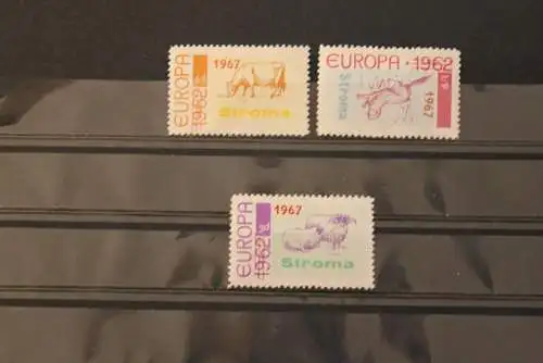 Stroma; EUROPA 1967, 3 Werte; gezähnt, MNH; lesen