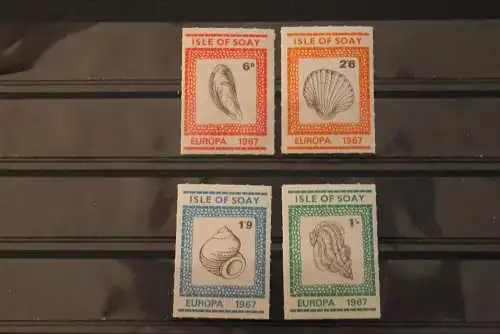 Isle of Soay; EUROPA 1967, 4 Werte, gezähnt, MNH; lesen