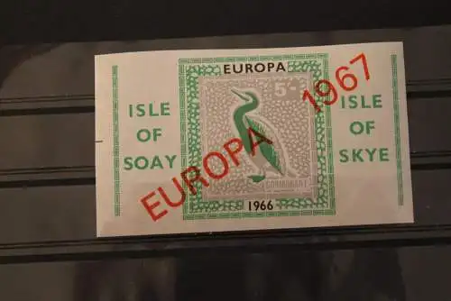 Isle of Soay; Isle of Skye; EUROPA 1967, ungezähnt, MNH; lesen