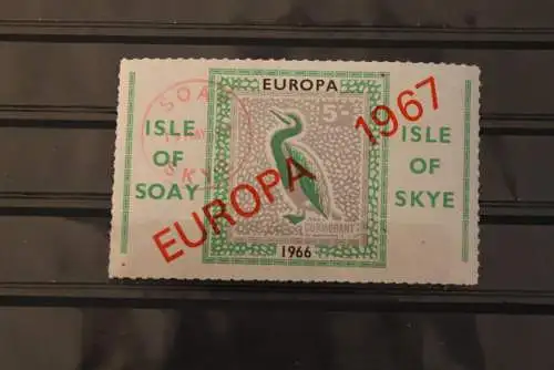 Isle of Soay; Isle of Skye; EUROPA 1967, gezähnt, gebraucht; lesen